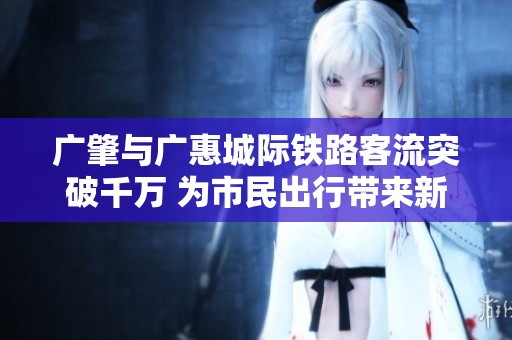 广肇与广惠城际铁路客流突破千万 为市民出行带来新选择