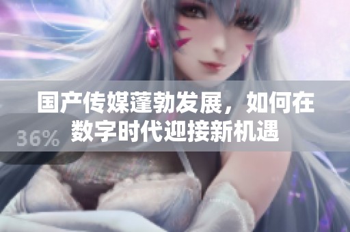 国产传媒蓬勃发展，如何在数字时代迎接新机遇